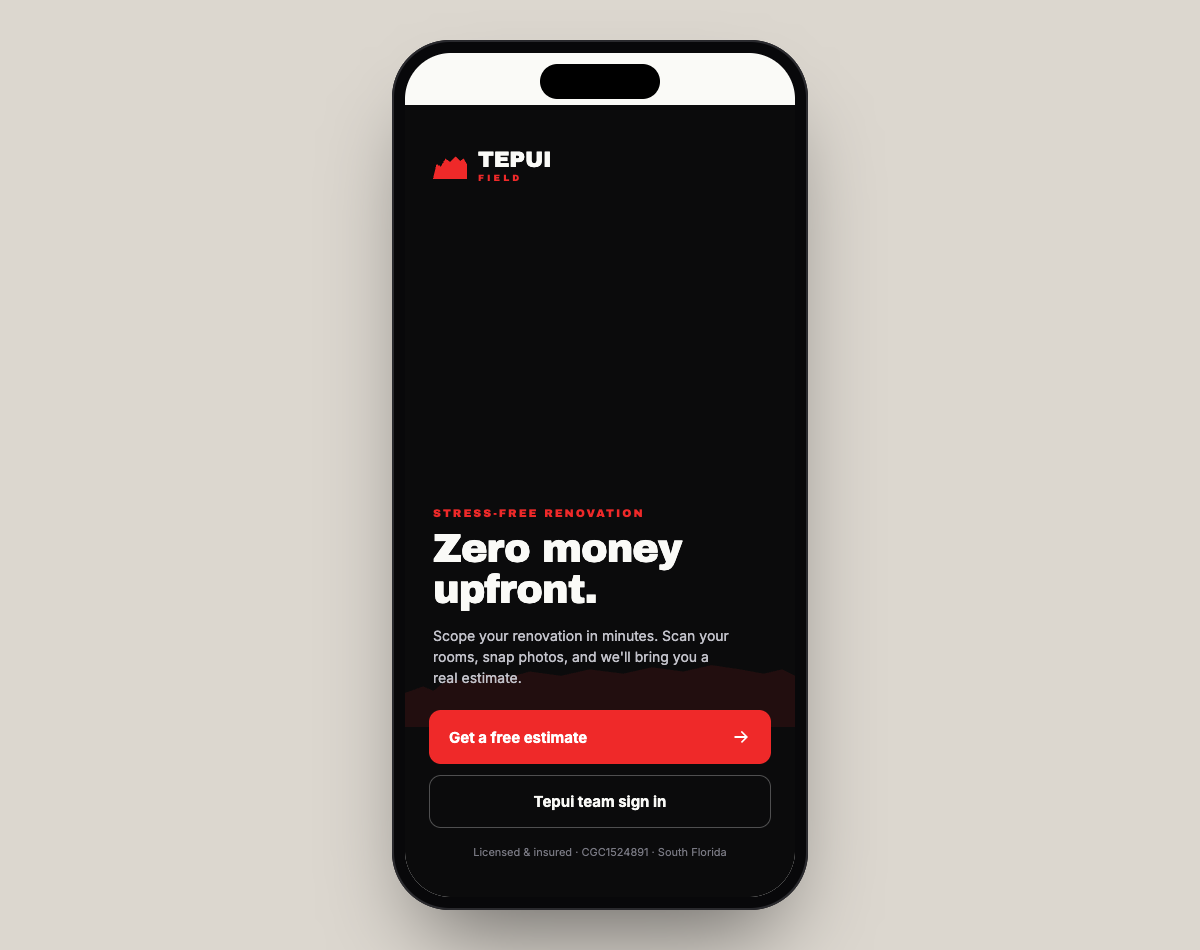 Tepui Field — product screenshot